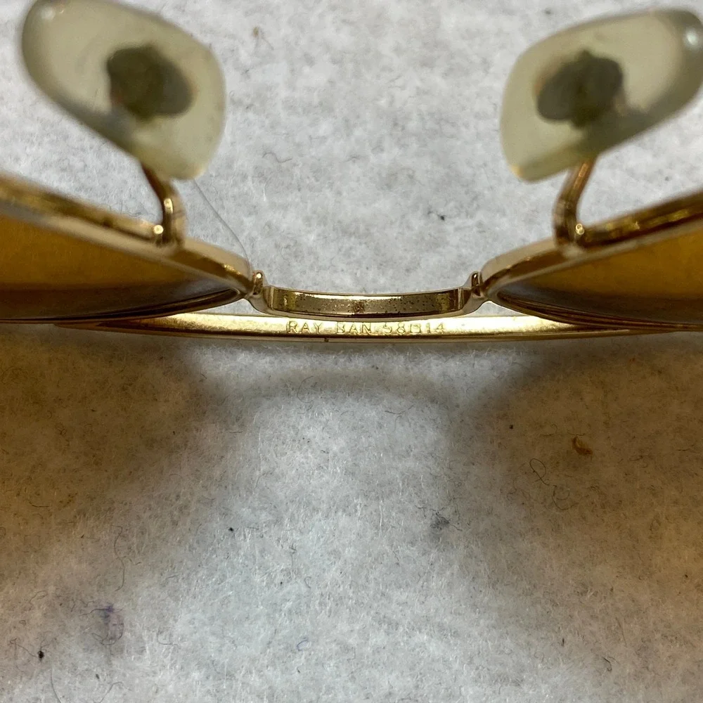 Ray-Ban RB3025 Aviator Sunglasses Mens Large Gold Brown Photochromic 58-14